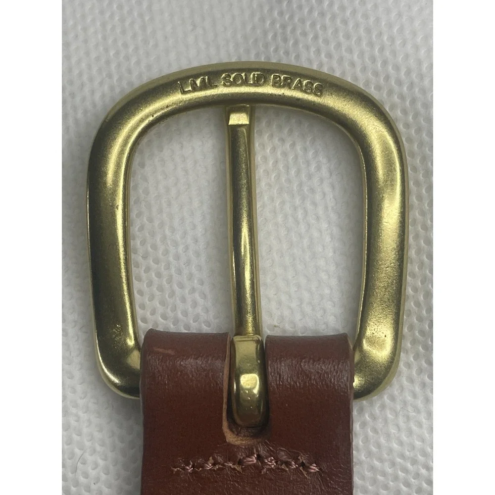 Leather Man Ltd Premium Top Grain Leather Golf Fishing Blue Mahi Belt Size 40